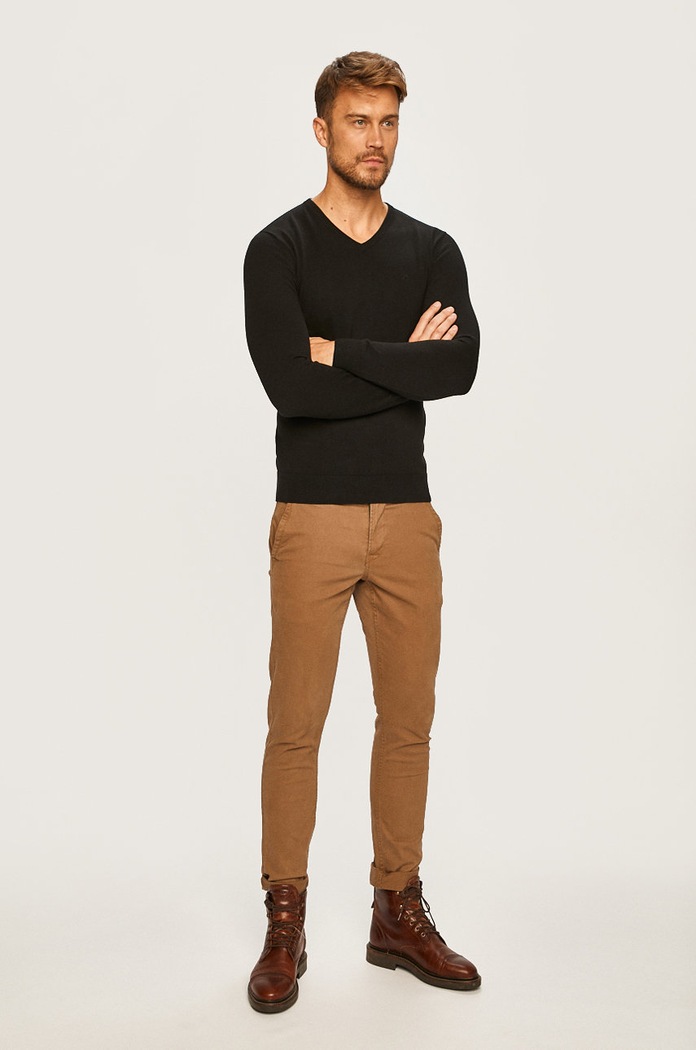 Tom Tailor Denim - Sweter 1012820 czarny AA00