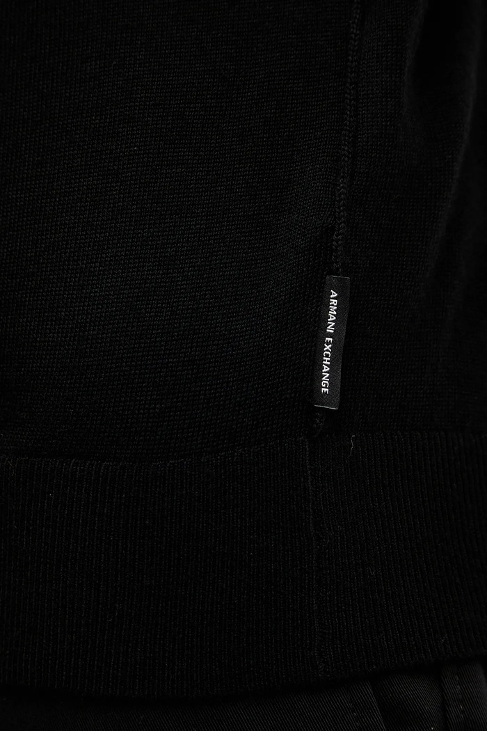 Armani Exchange Pulover 8NZM3A.ZM8AZ.NOS črna