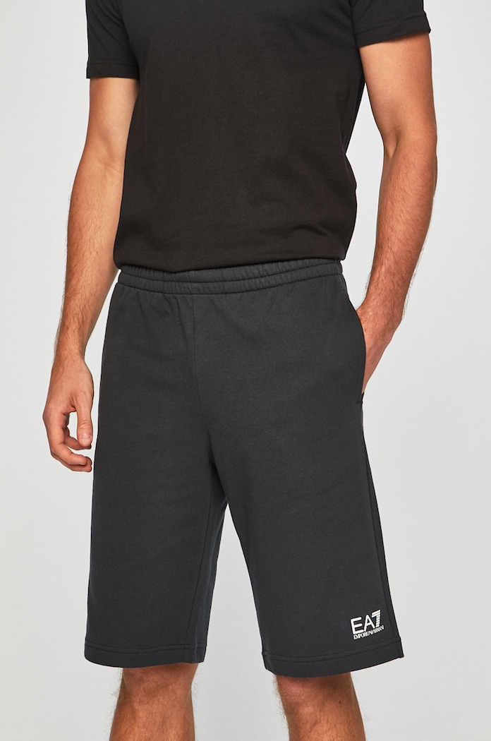Къс панталон EA7 Emporio Armani памук тъмносин PJ05Z.8NPS02