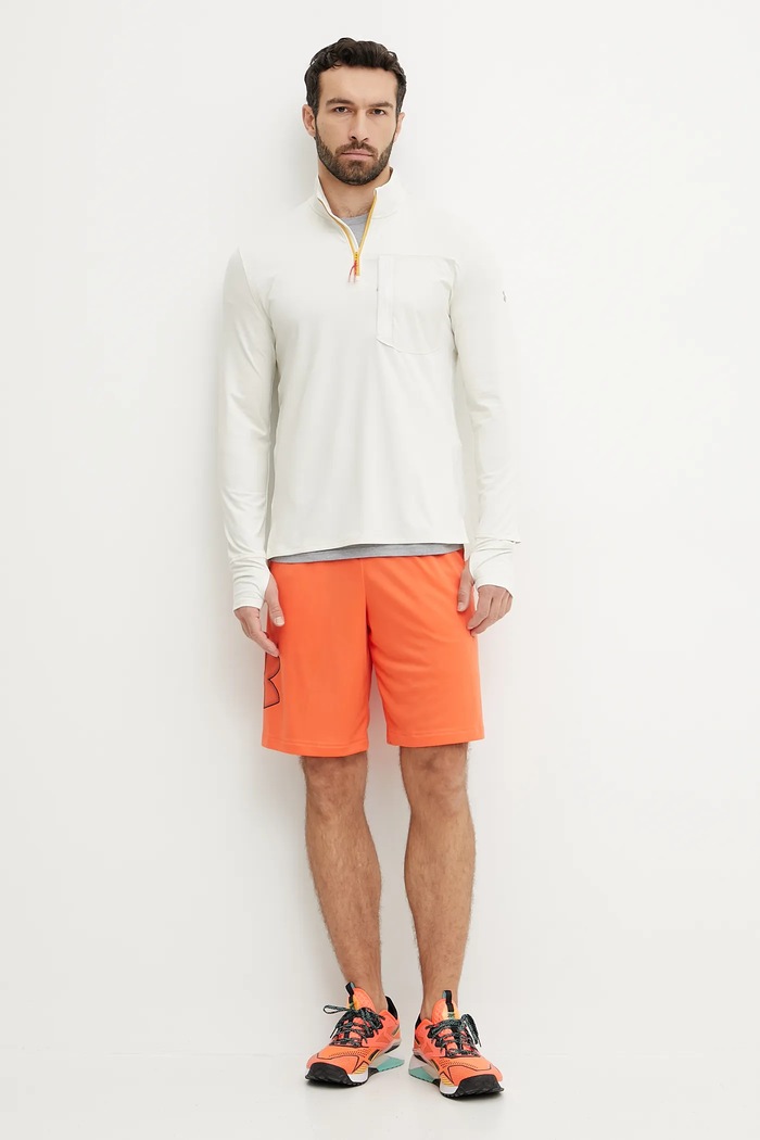 Tréningové šortky Under Armour Tech Graphic 1306443 oranžová SS26
