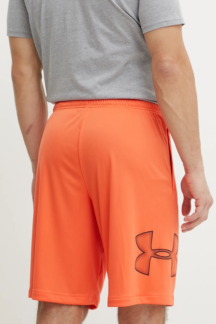 Oblečenie Tréningové šortky Under Armour Tech Graphic 1306443 oranžová