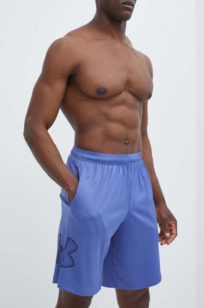 Kratke hlače za trening Under Armour Tech Graphic print ljubičasta 1306443