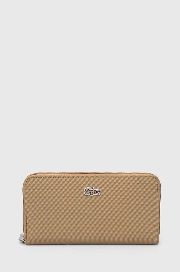 Портмоне Lacoste изкуствена кожа бежов NF2900PO