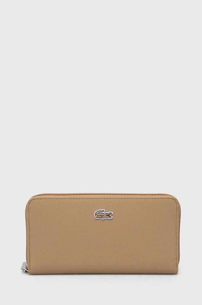 Портмоне Lacoste изкуствена кожа бежов NF2900PO