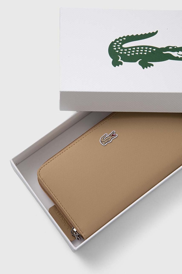 Портмоне Lacoste бежов NF2900PO