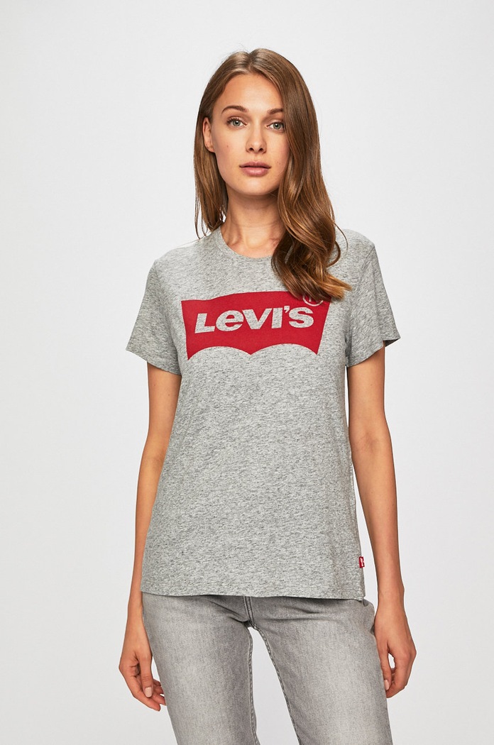 Levi's μπλουζάκι στάμπα γκρί 17369.0263