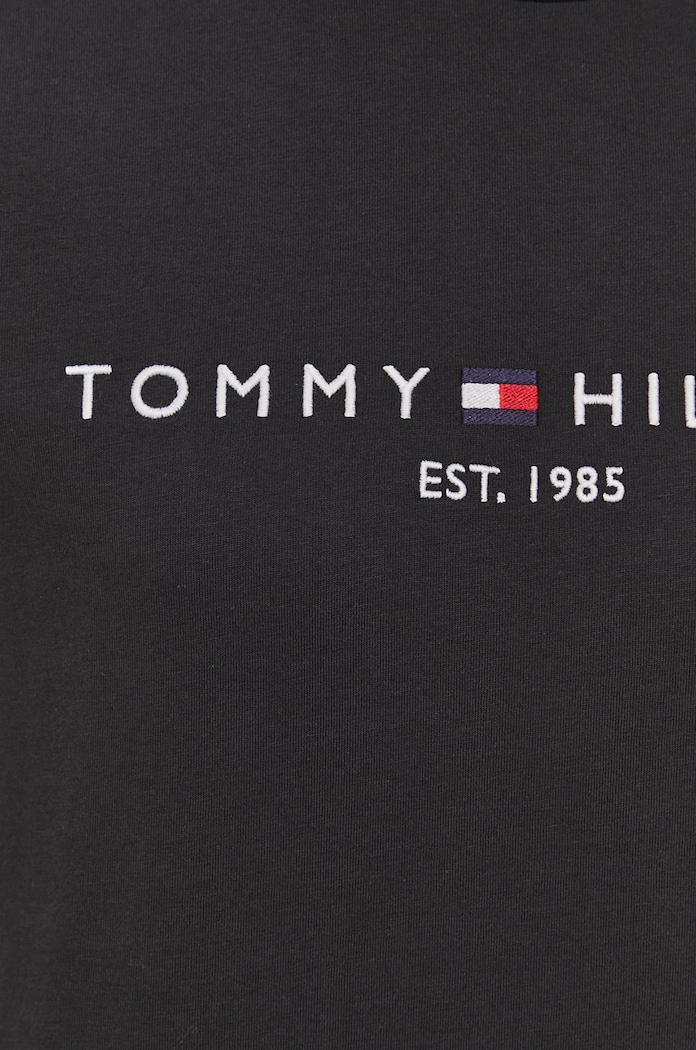 Tommy Hilfiger - Tričko MW0MW11465 čierna