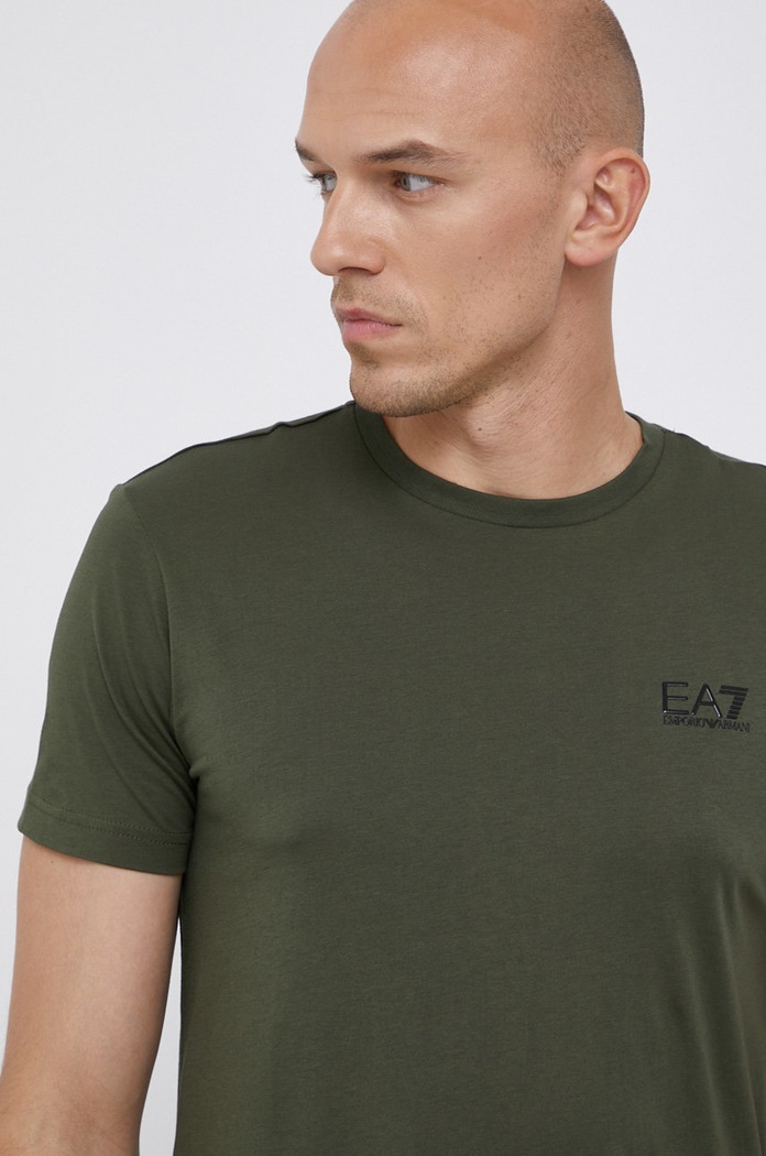 EA7 Emporio Armani - T-shirt PJM9Z.8NPT51 bawełna zielony PJM9Z.8NPT51