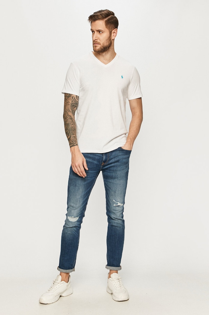Polo Ralph Lauren - T-shirt 710671453008 710671453008 biały SS26