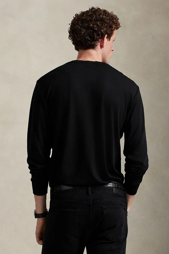 Polo Ralph Lauren - Hosszú ujjú 710760121001 fekete AW19