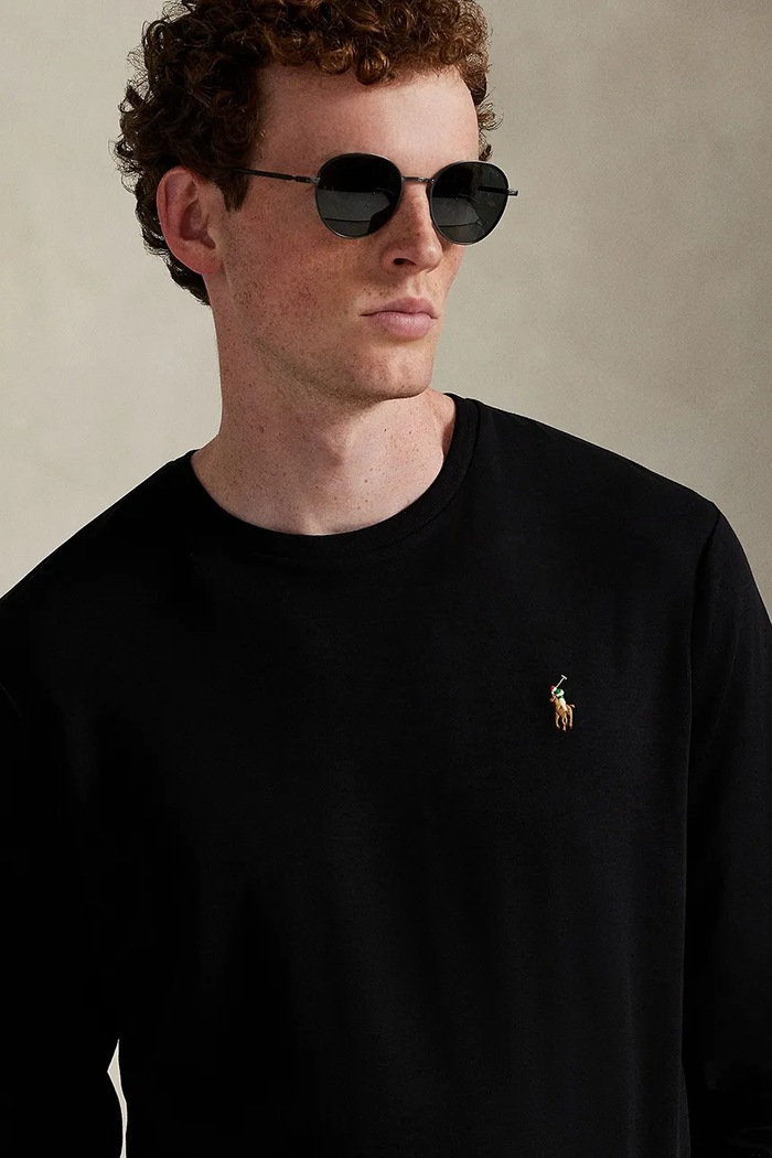 Polo Ralph Lauren - Hosszú ujjú fekete 710760121001