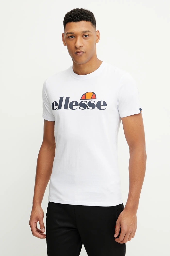 Tričko Ellesse SL Prado Tee potisk bílá SHC07405
