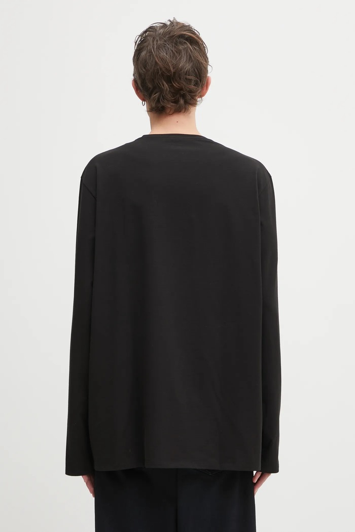 Abbigliamento Lacoste camicia a maniche lunghe TH0990 nero