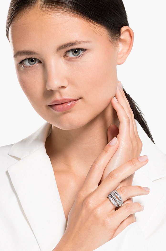 Swarovski - Prstýnek TWIST 5580952 stříbrná AW20