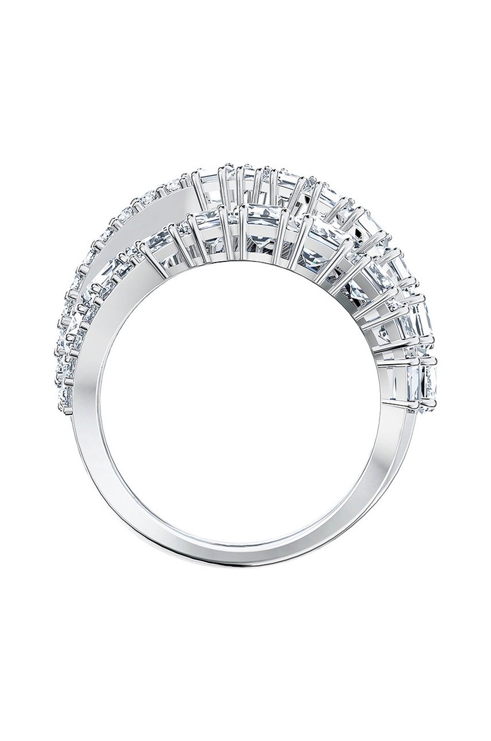 Doplňky Swarovski - Prstýnek TWIST 5580952 stříbrná