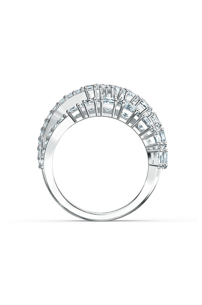 Doplnky Swarovski - Prstienok TWIST 5584650 strieborná