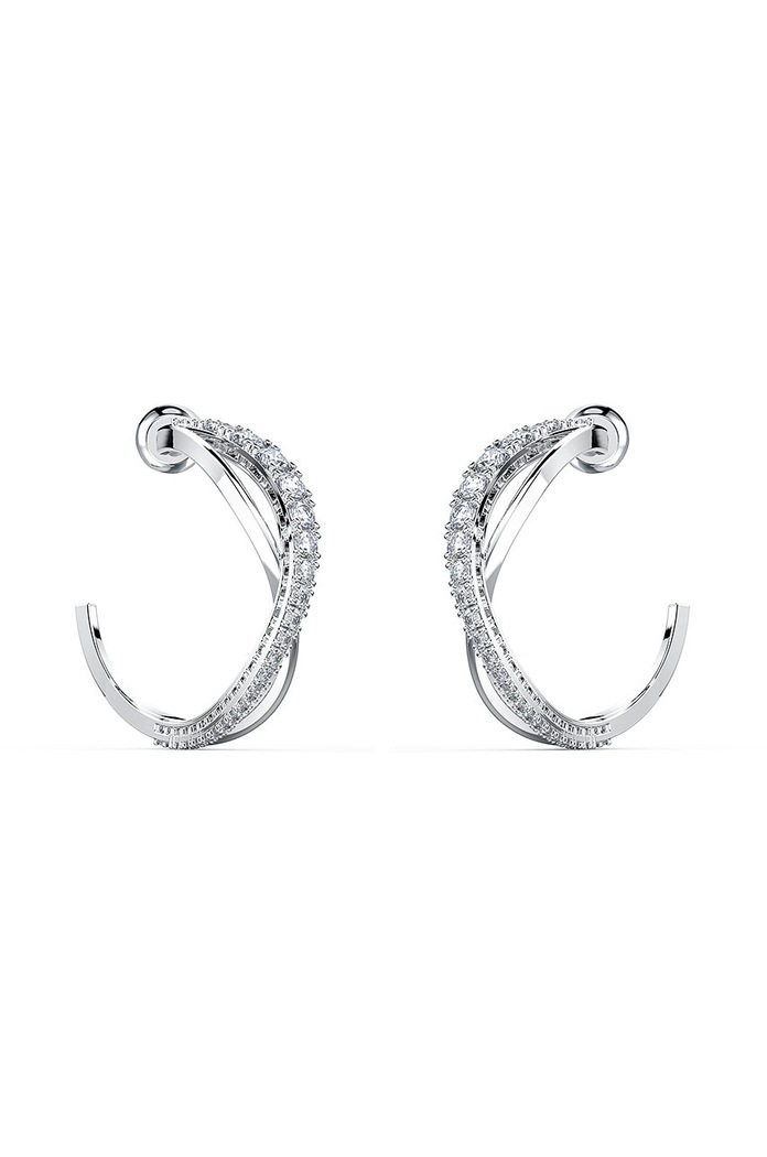 Swarovski - Kolczyki TWIST MINI HOOP 5563908 5563908 srebrny AW20