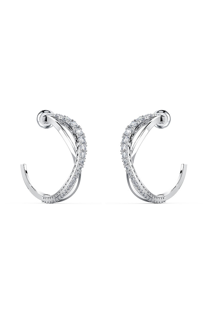 Swarovski - Kolczyki TWIST MINI HOOP 5563908 5563908 srebrny AW20