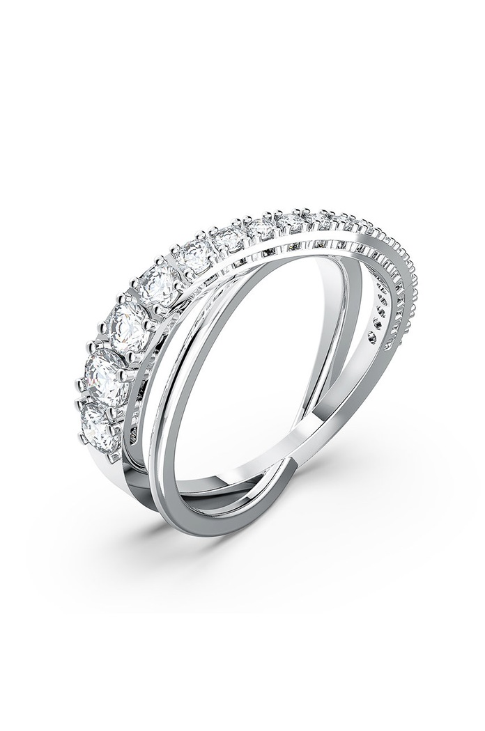 Swarovski Prstýnek TWIST stříbrná 5563911