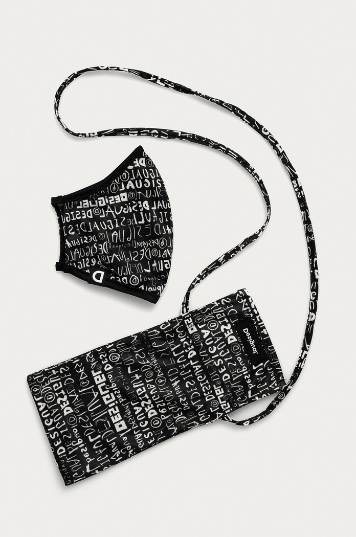 Desigual - Ochranné rúško čierna 20WAOA08