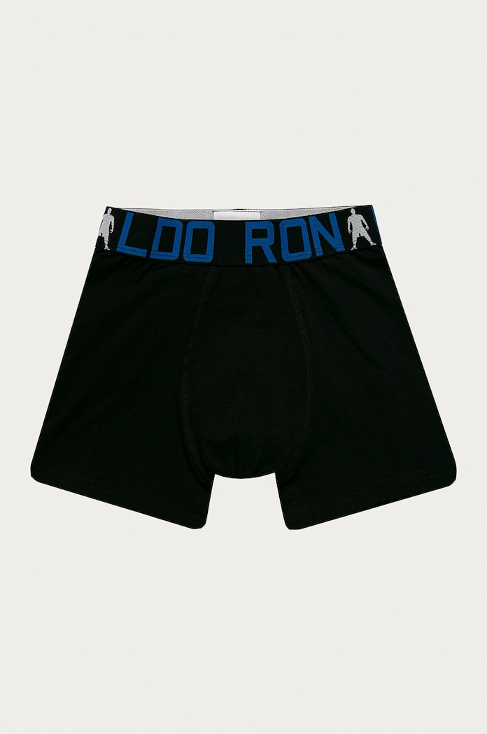 CR7 Cristiano Ronaldo - Detské boxerky (5-pak) 8405.5100.2501 čierna