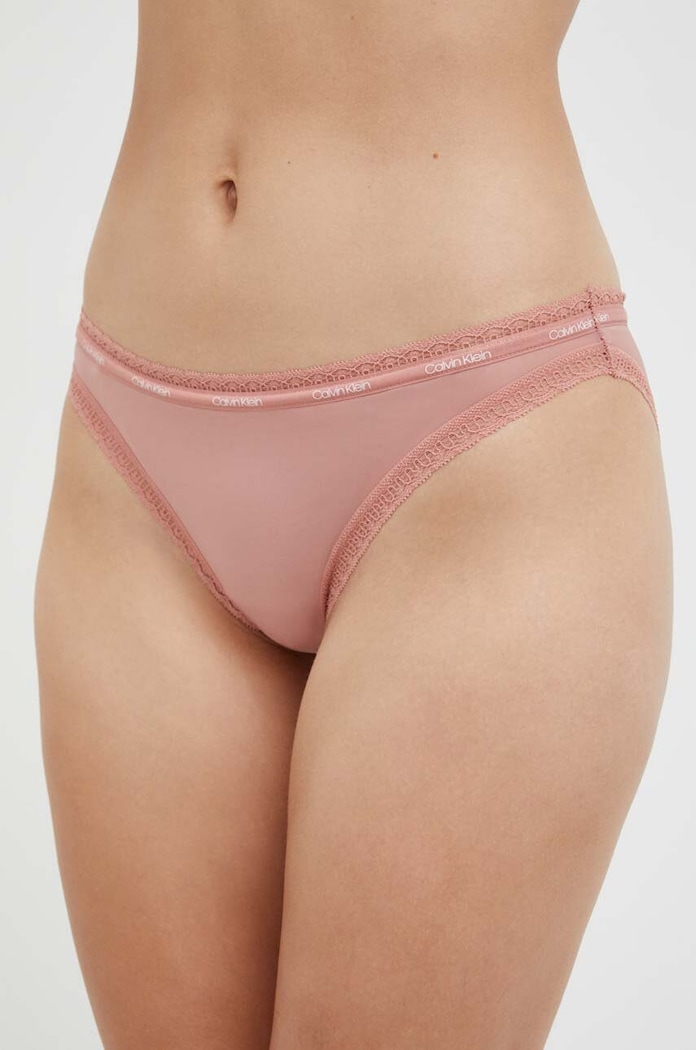 Calvin Klein Underwear mutande slip classici rosa 000QD3804E