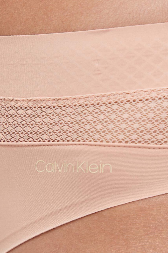 Nohavičky Calvin Klein Underwear 000QF6048E ružová