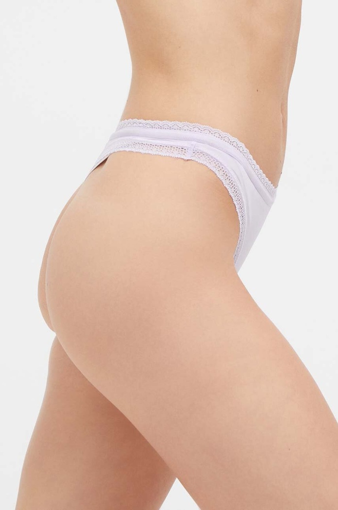 Calvin Klein Underwear stringi 000QD3763E fioletowy AA00