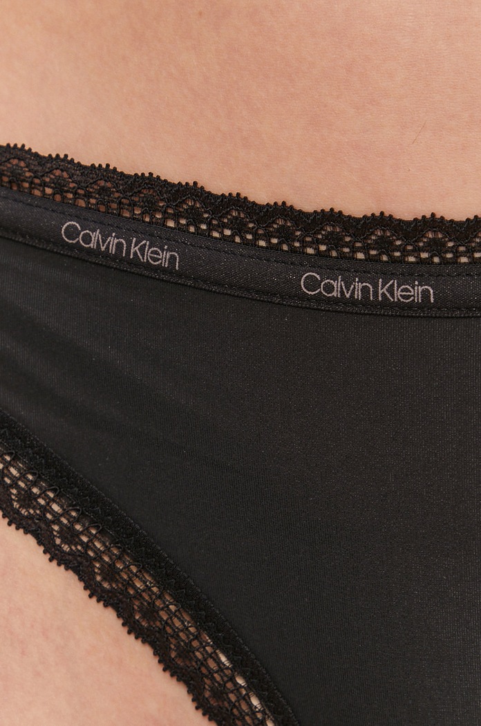 Ρούχα Στρινγκ Calvin Klein Underwear 000QD3763E μαύρο