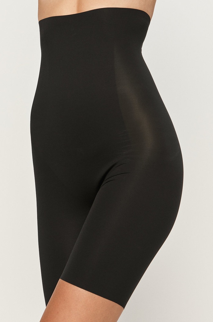 Spanx - Modelujúce šortky Thinstincts High-Waisted pletenina čierna 10006R