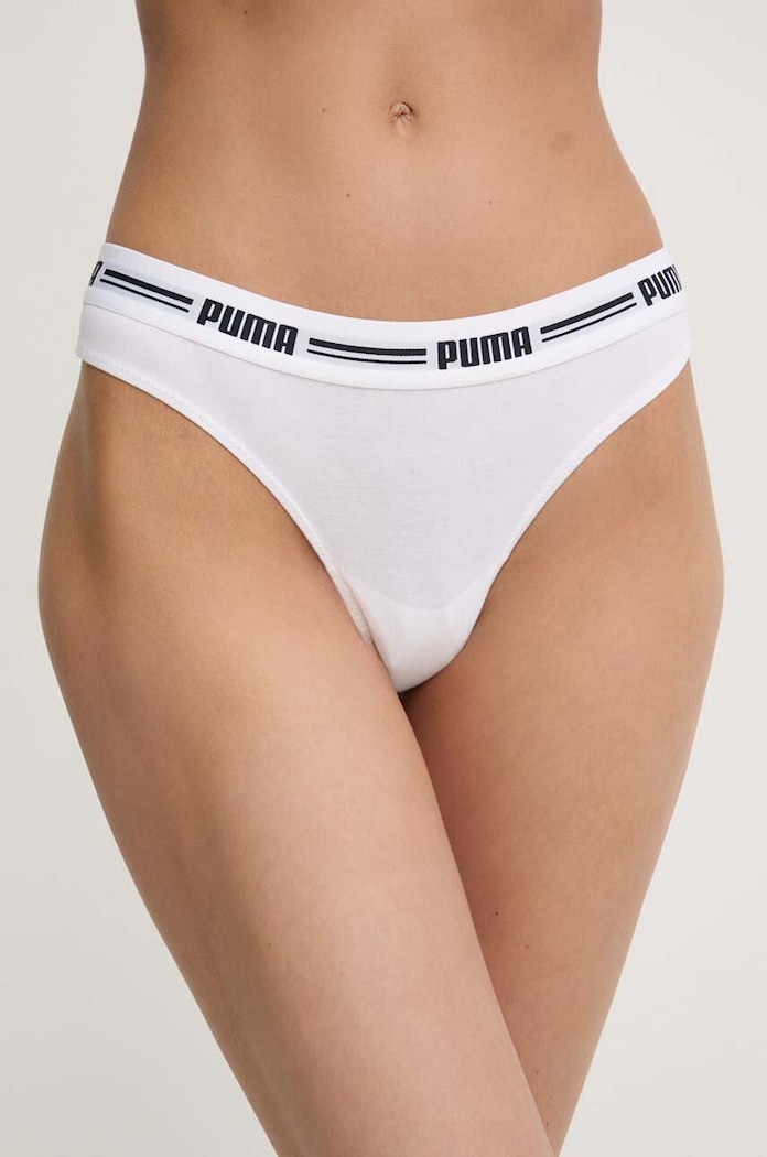 Tangá Puma 2-pak potlač biela 907854