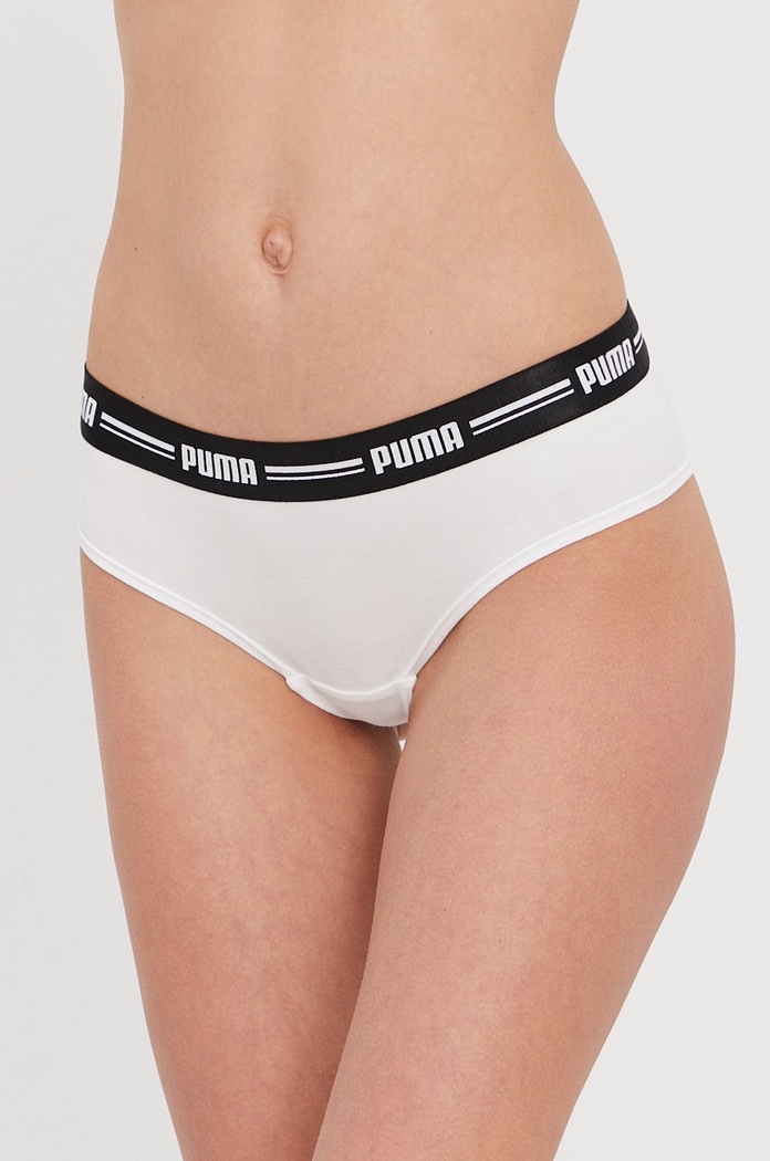 Puma - Brazyliany (2-pack) (2-pack) dzianina biały 907856