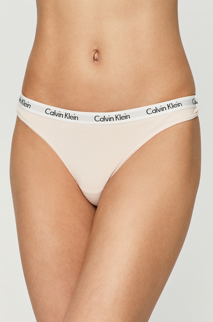 Calvin Klein Underwear Stringi różowy 0000D1617A