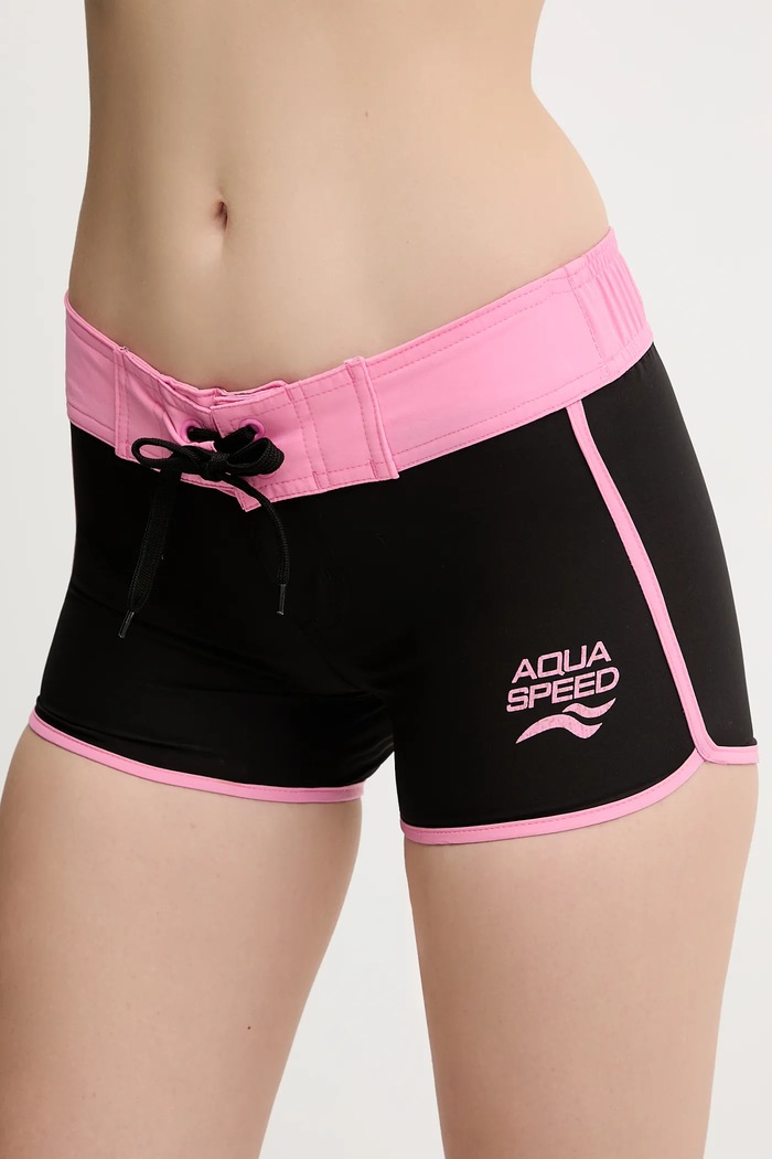 Aqua Speed - Plavkové šortky černá VIKI.SZORTY