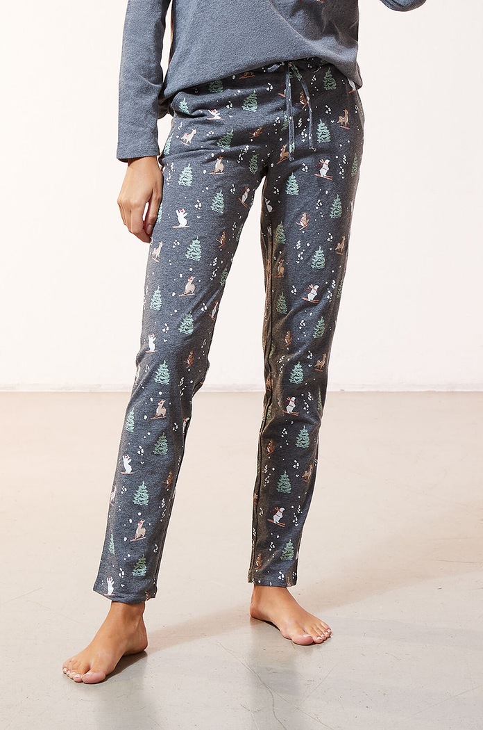 Odzież Etam - Komplet piżamowy 3-częściowy ODEON 652311302 granatowy