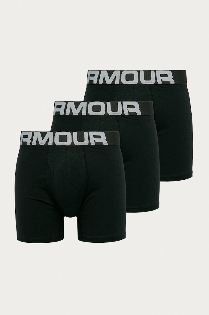 Under Armour - Boxerky (3-pak) potlač čierna 1363617.001