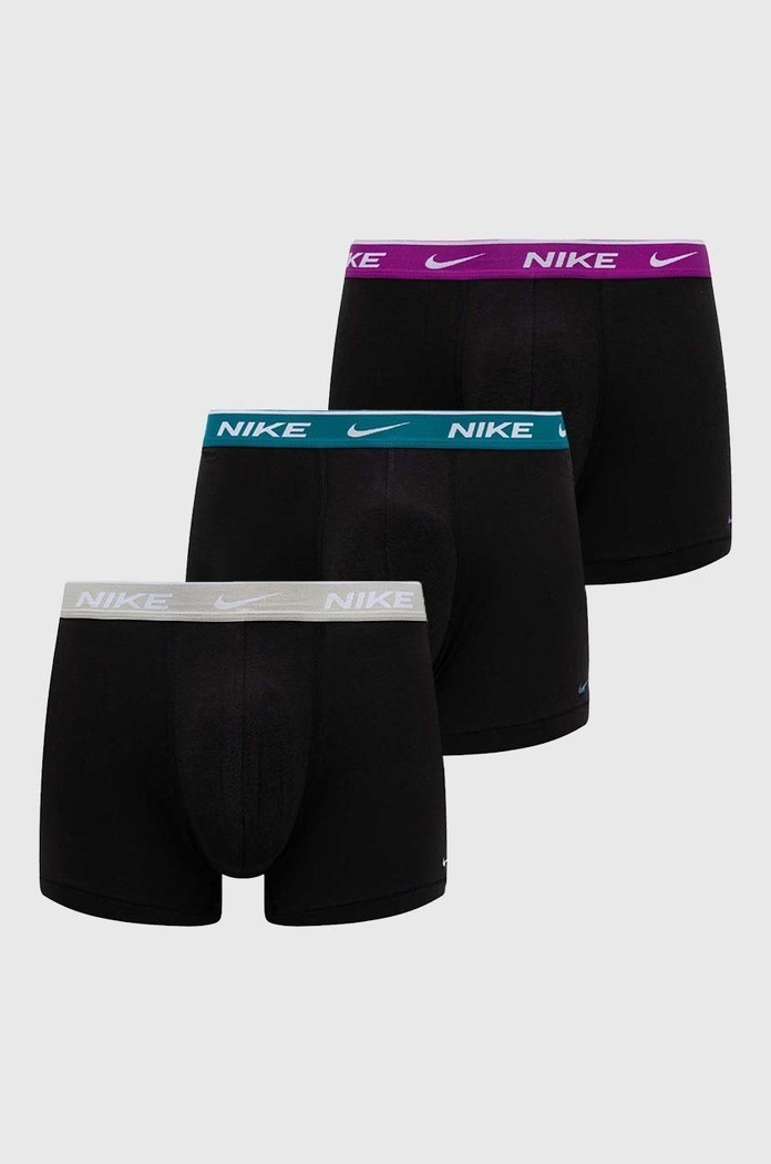 Boxerky Nike (3-pak) potisk šedá KE1007