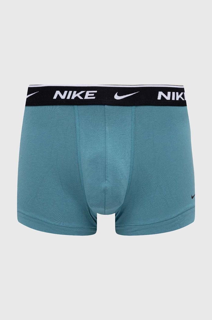 Nike облягаючі боксери чоловічі бавовняні з еластаном 3 шт. блакитний KE1008