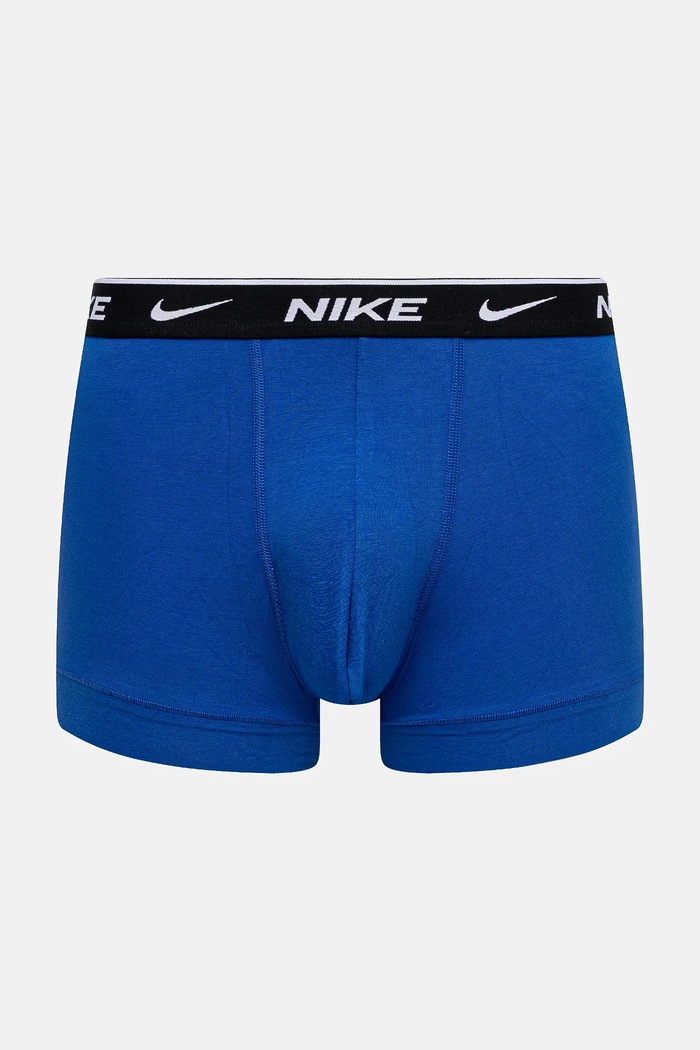 Ρούχα Nike εφαρμοστά μποξεράκια ανδρικά βαμβάκι με ελαστάν 3-pack KE1008 σκούρο μπλε