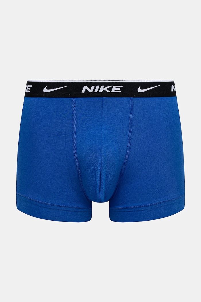 Ρούχα Nike εφαρμοστά μποξεράκια ανδρικά βαμβάκι με ελαστάν 3-pack KE1008 σκούρο μπλε