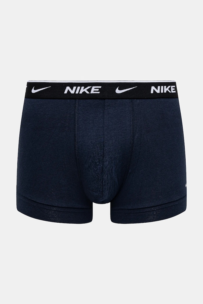 Nike εφαρμοστά μποξεράκια ανδρικά βαμβάκι με ελαστάν 3-pack σκούρο μπλε KE1008