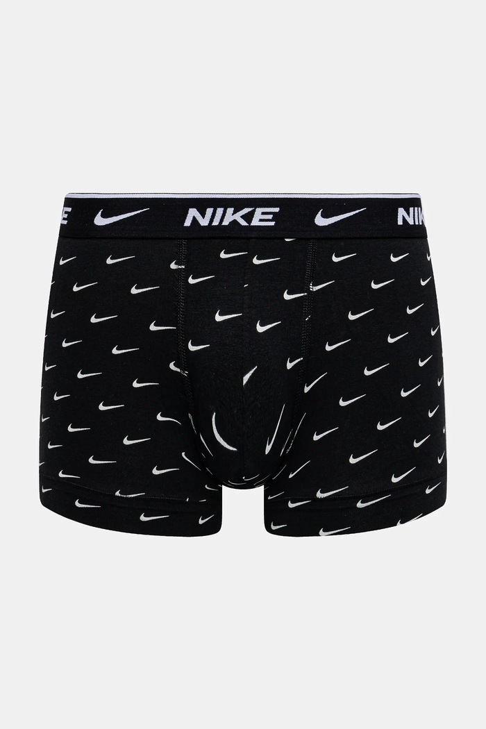 Nike εφαρμοστά μποξεράκια ανδρικά βαμβάκι με ελαστάν 3-pack γκρί KE1008