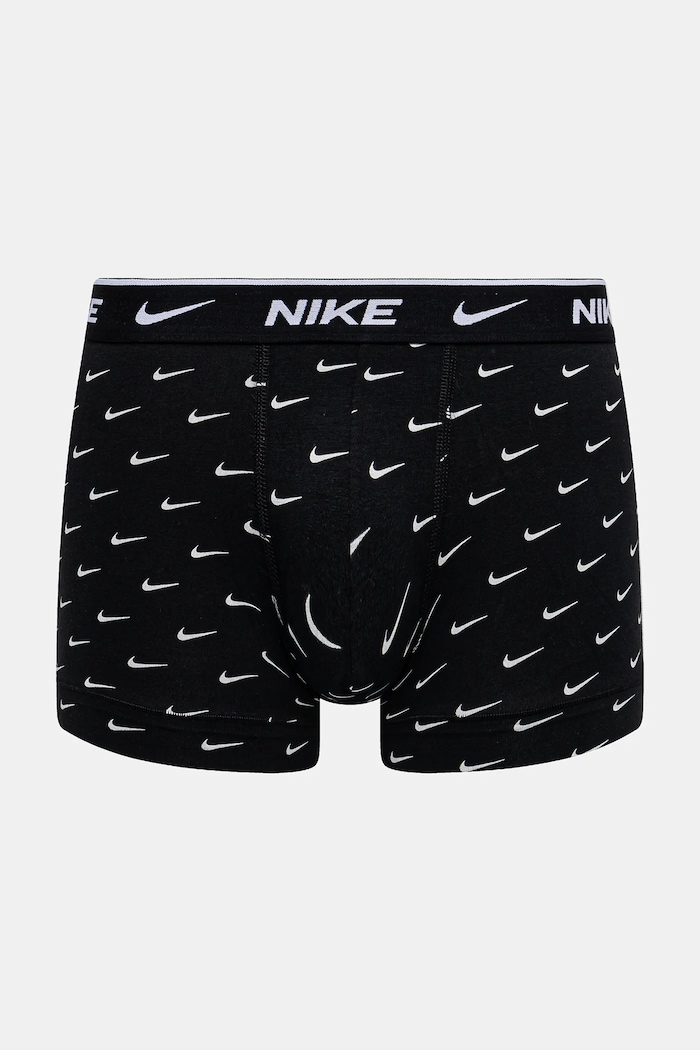 Nike εφαρμοστά μποξεράκια ανδρικά βαμβάκι με ελαστάν 3-pack γκρί KE1008