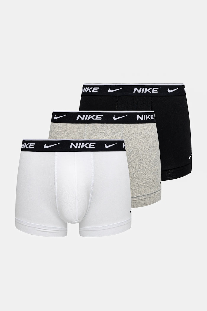 Nike εφαρμοστά μποξεράκια ανδρικά βαμβάκι με ελαστάν 3-pack πολύχρωμο KE1008