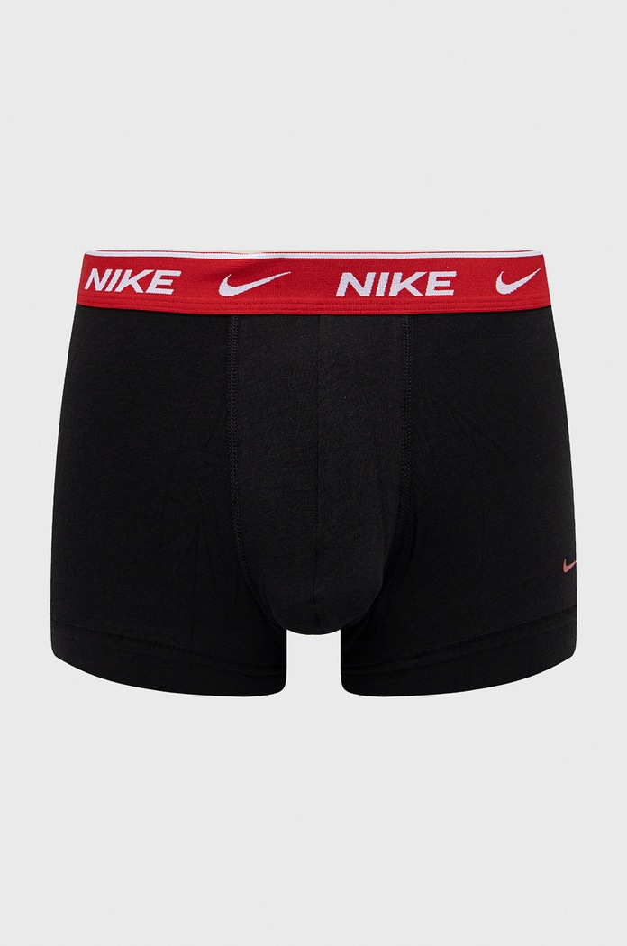 Nike přiléhavé boxerky pánské bavlněné s elastanem 3-pack KE1008 bílá AA00