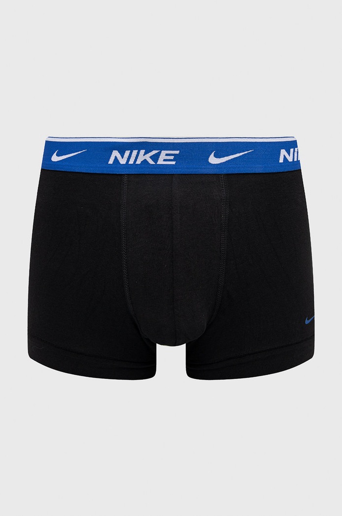 Nike přiléhavé boxerky pánské bavlněné s elastanem 3-pack bílá KE1008