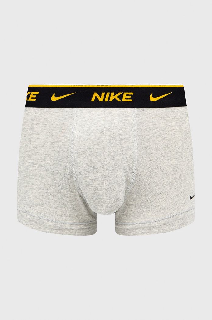 Nike priliehavé boxerky pánske bavlnené s elastanom 3-pak žltá KE1008