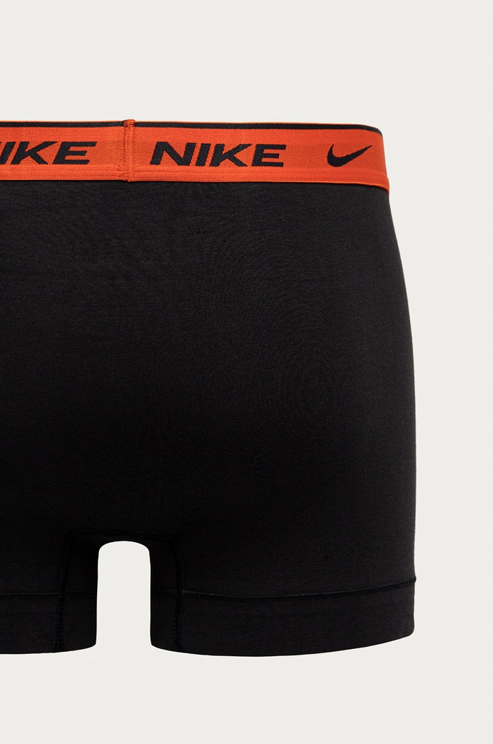 Nike priliehavé boxerky pánske bavlnené s elastanom 3-pak KE1008 oranžová AA00