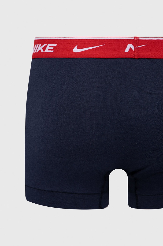 Odzież Nike bokserki dopasowane męskie bawełniane z elastanem 3-pack KE1008 czerwony