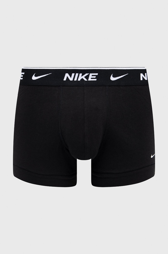 Nike priliehavé boxerky pánske bavlnené s elastanom 3-pak fialová KE1008